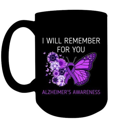 Image of Alzheimer s Awareness I Will Remember you Butterfly Women T Shirt