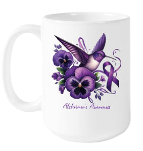 Alzheimer   Flower and Bird ribbon