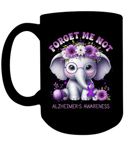 Image of Forget Me Not Alzheimer's Awareness Purple Elephant Flowers