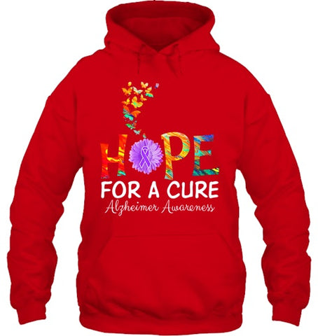 Image of Alzheimer s awareness shirt Hope for a Cure classic Gift T Shirt