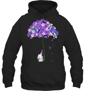 Alzheimer Awareness Cute Elephant I Will Remember For You T Shirt