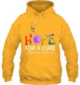 Alzheimer s awareness shirt Hope for a Cure classic Gift T Shirt