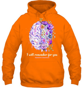 I Will Remember For You Brain Alzheimer's Awareness