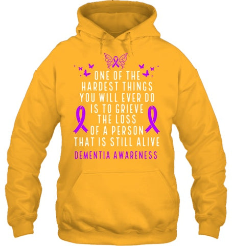 Image of Dementia Awareness Month Butterfly Warrior Alzheimers T Shirt