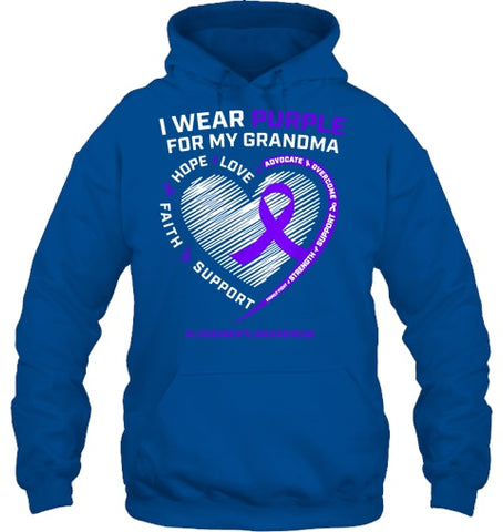 Image of Purple Alzheimers Awareness Products grandma Gifts Men Women