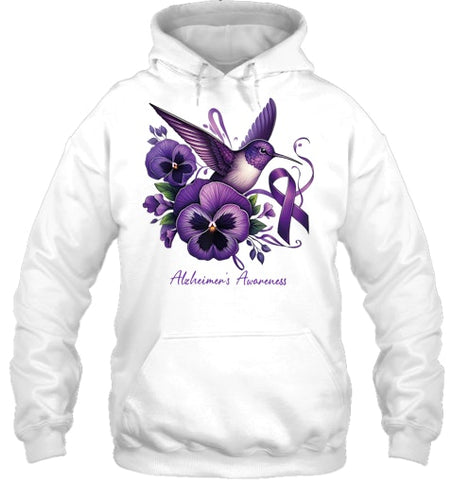 Image of Alzheimer   Flower and Bird ribbon