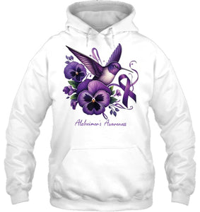 Alzheimer   Flower and Bird ribbon