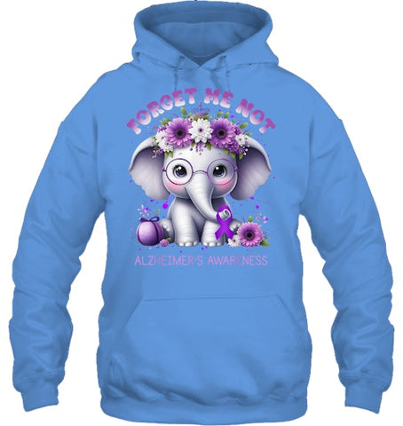 Image of Forget Me Not Alzheimer's Awareness Purple Elephant Flowers