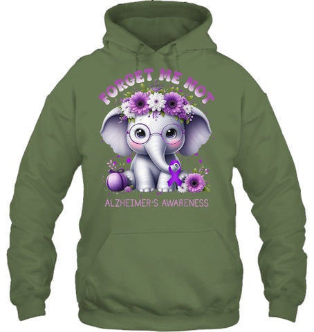 Image of Forget Me Not Alzheimer's Awareness Purple Elephant Flowers