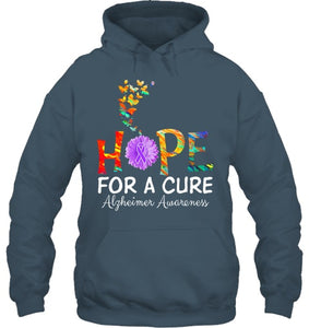 Alzheimer s awareness shirt Hope for a Cure classic Gift T Shirt