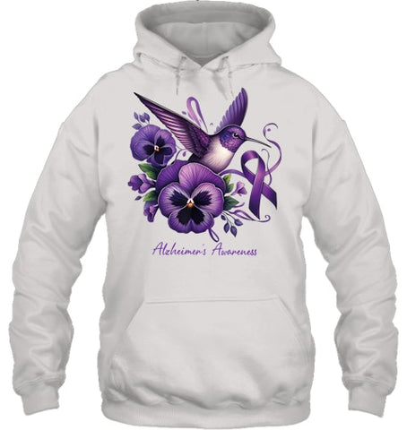 Image of Alzheimer   Flower and Bird ribbon