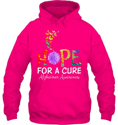 Image of Alzheimer s awareness shirt Hope for a Cure classic Gift T Shirt