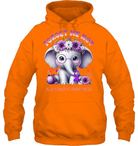 Image of Forget Me Not Alzheimer's Awareness Purple Elephant Flowers