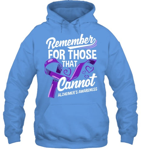 Image of Alzheimers Awareness Purple Ribbon Supporter Alzheimers T Shirt