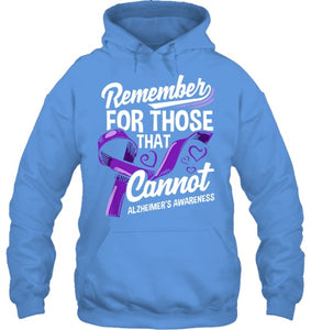 Alzheimers Awareness Purple Ribbon Supporter Alzheimers T Shirt