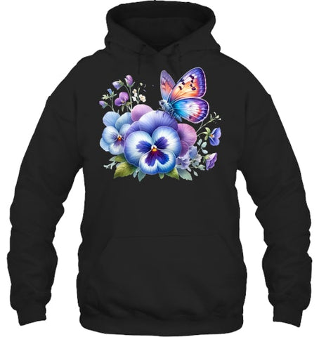 Image of alzheimer Viola floral pansy dementi alzheimer s awareness T Shirt