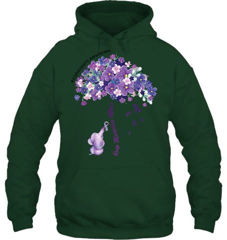 Image of Keep Memories Alive Purple Elephant Alzheimer's Awareness