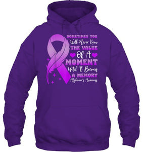 I Wear Purple Alzheimer's Awareness Dementia Disease