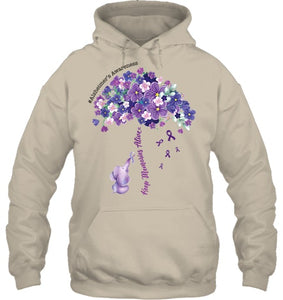 Keep Memories Alive Purple Elephant Alzheimer's Awareness