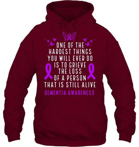 Image of Dementia Awareness Month Butterfly Warrior Alzheimers T Shirt