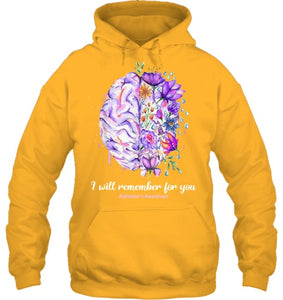 I Will Remember For You Brain Alzheimer's Awareness