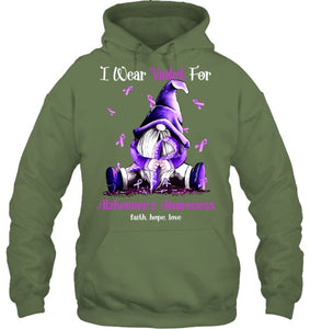 Alzheimer   I wear violet for Alzheimer