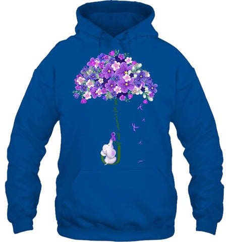 Image of Alzheimer Awareness Cute Elephant I Will Remember For You T Shirt