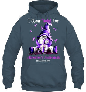 Alzheimer   I wear violet for Alzheimer