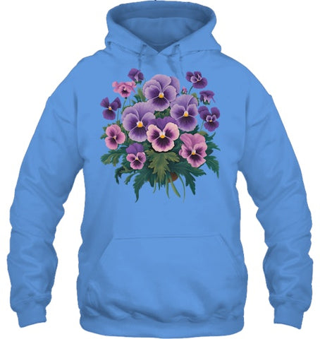 Image of Purple Floral Pansy Dementia Alzheimer's Awareness