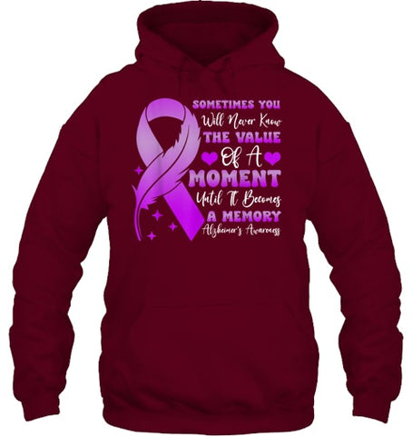 Image of I Wear Purple Alzheimer's Awareness Dementia Disease