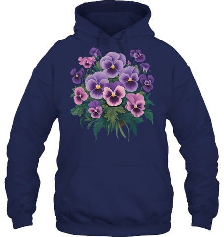 Image of Purple Floral Pansy Dementia Alzheimer's Awareness