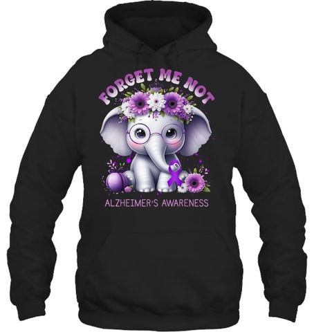 Image of Forget Me Not Alzheimer's Awareness Purple Elephant Flowers