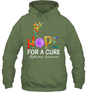 Alzheimer s awareness shirt Hope for a Cure classic Gift T Shirt