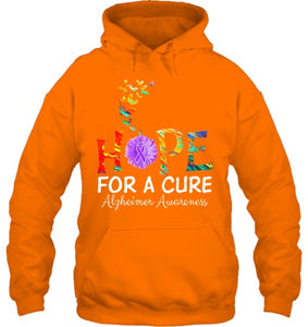 Alzheimer s awareness shirt Hope for a Cure classic Gift T Shirt