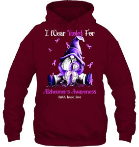 Alzheimer   I wear violet for Alzheimer