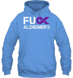 Fuck FU Alzheimer s Awareness Month Purple Ribbon Fighter T Shirt