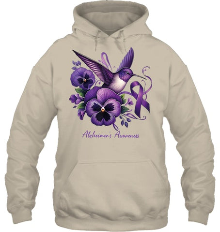 Image of Alzheimer   Flower and Bird ribbon