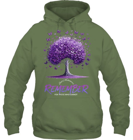 Image of Alzheimer Awareness Warrior Remember For Those Who Cannot T Shirt