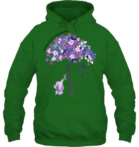 Image of Keep Memories Alive Purple Elephant Alzheimer's Awareness