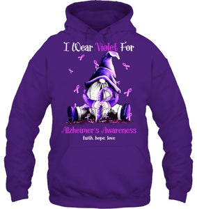 Alzheimer   I wear violet for Alzheimer