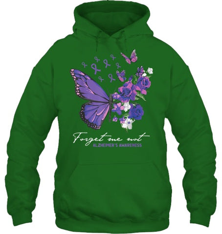 Image of Forget me not Dementia Alzheimer Awareness Butterfly Flower