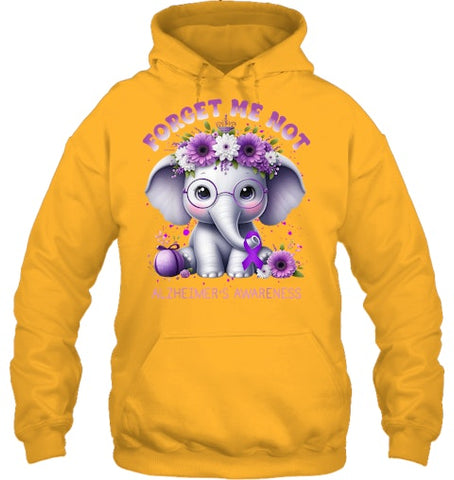 Image of Forget Me Not Alzheimer's Awareness Purple Elephant Flowers