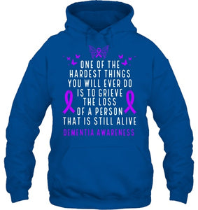 Dementia Awareness Month Butterfly Warrior Alzheimers T Shirt