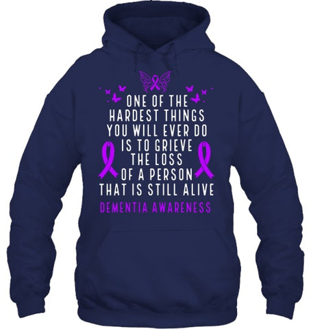 Image of Dementia Awareness Month Butterfly Warrior Alzheimers T Shirt