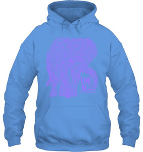 Purple Elephant Alzheimer Awareness Apparel & gifts, END ALZ T Shirt