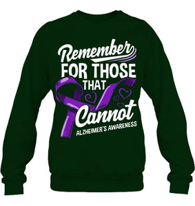 Alzheimers Awareness Purple Ribbon Supporter Alzheimers T Shirt