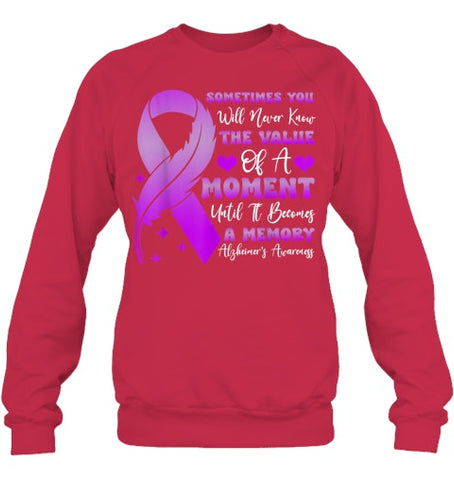 Image of I Wear Purple Alzheimer's Awareness Dementia Disease