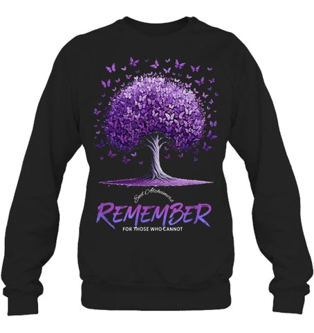 Image of Alzheimer Awareness Warrior Remember For Those Who Cannot T Shirt