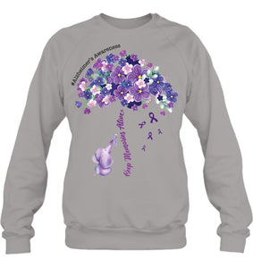 Keep Memories Alive Purple Elephant Alzheimer's Awareness