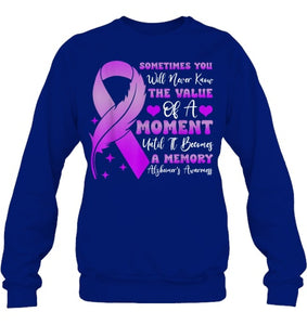 I Wear Purple Alzheimer's Awareness Dementia Disease